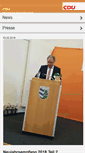 Mobile Screenshot of cdu-sandhausen.de